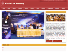 Tablet Screenshot of keralalawacademy.in